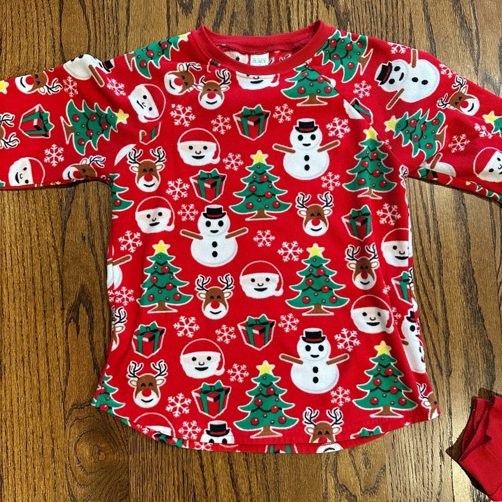 Children's Place Christmas Pajamas- Sz L- Worn Once!!! - Picture 3 of 5